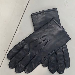 Men’s leather gloves cashmere lined